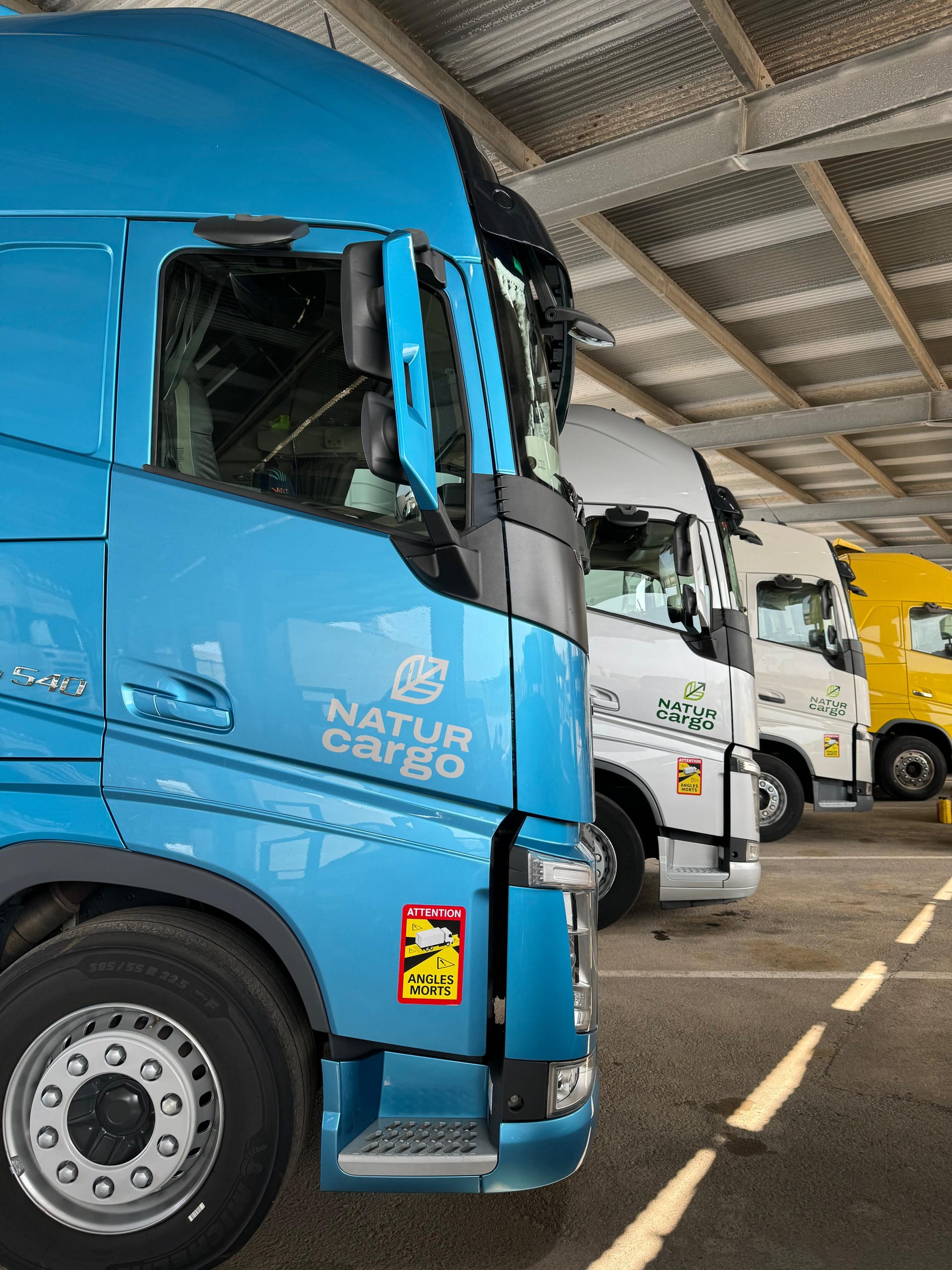 Flota de camiones NaturCargo